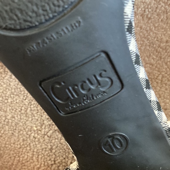 NWOT Sam Edelman Black & White Heeled Sandals Size 10 - Picture 8 of 8